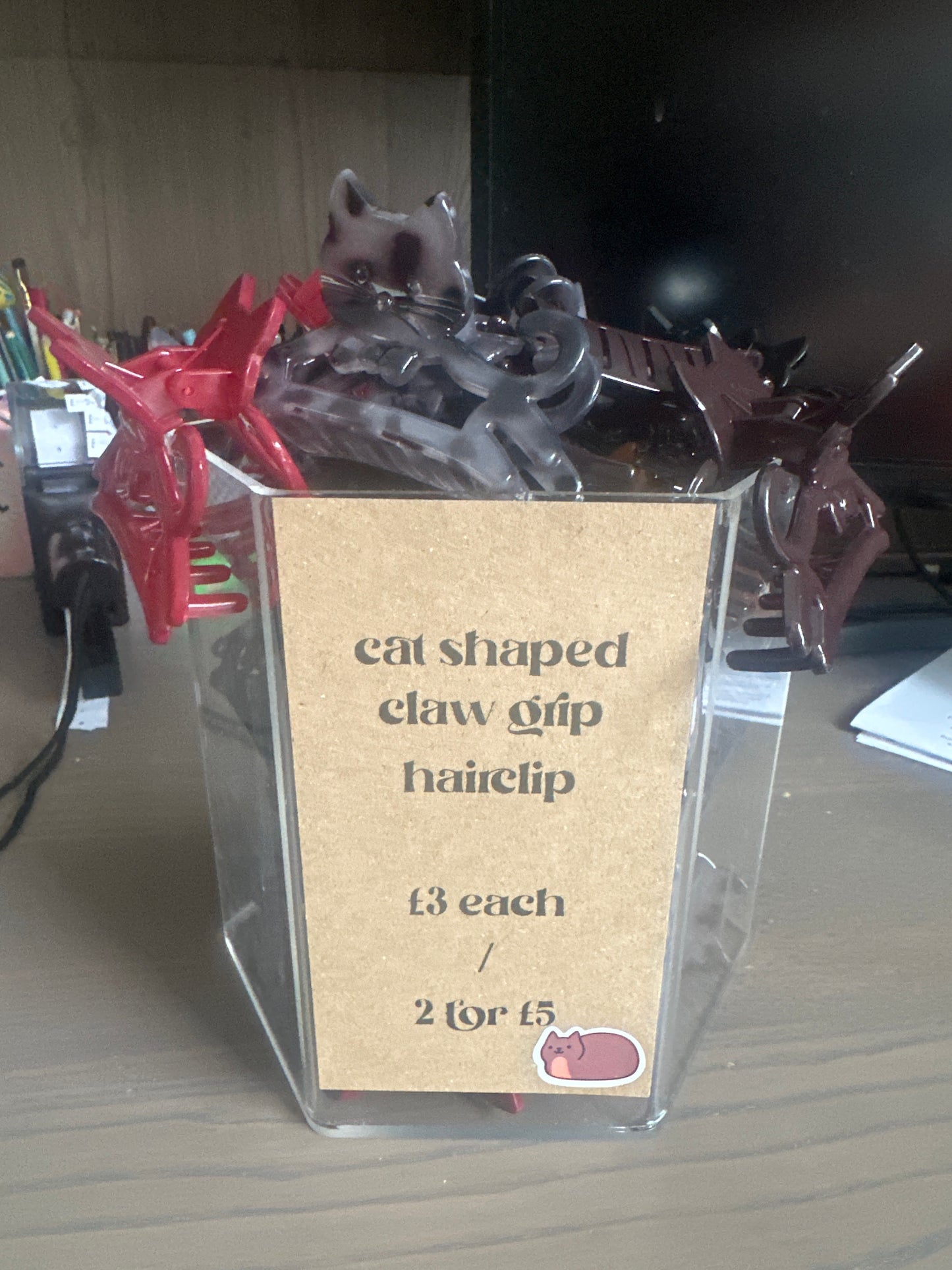 Cat Shape Claw Grip Hair Clip