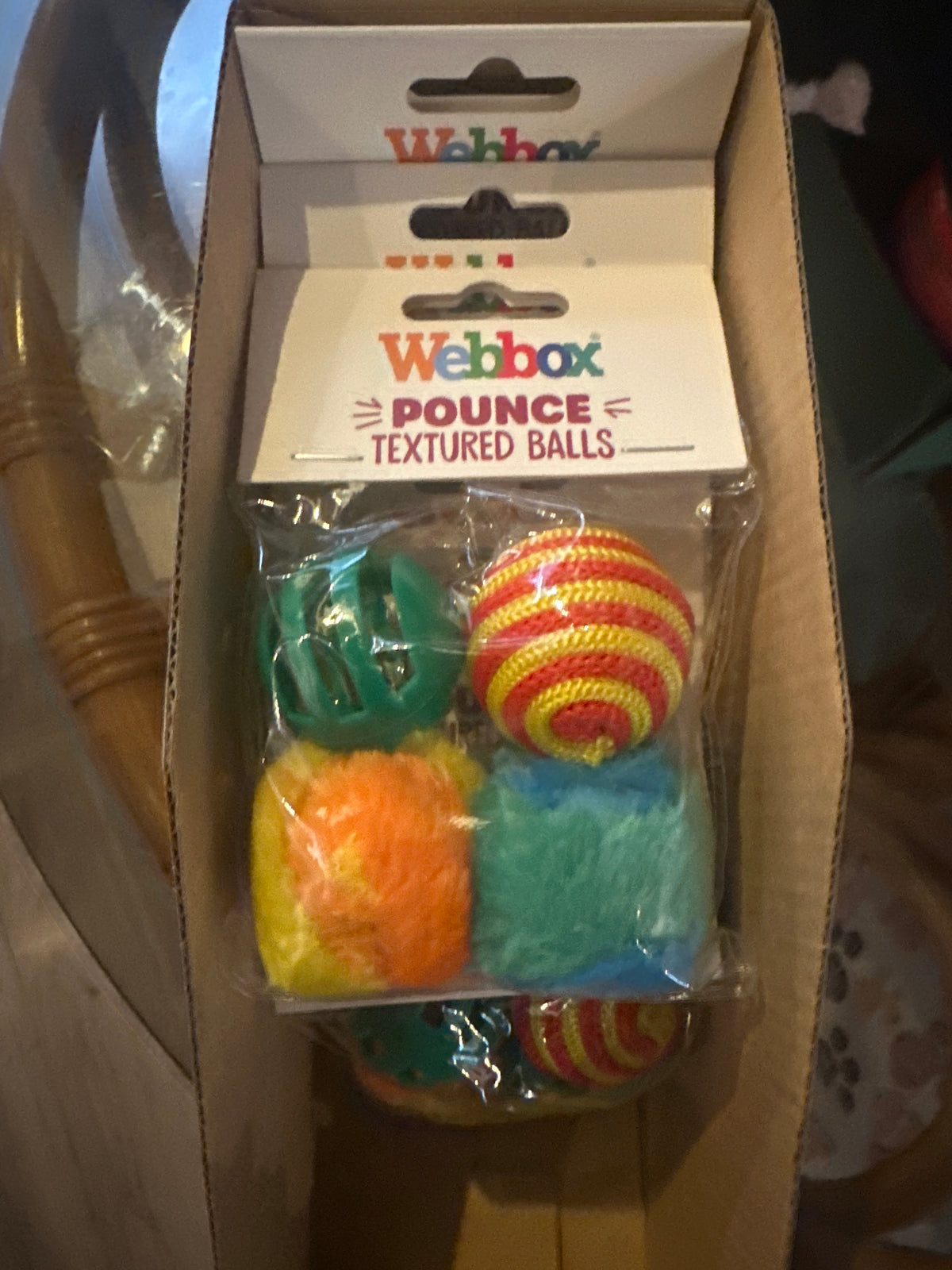 Webbox Pounce Balls Cat Toy