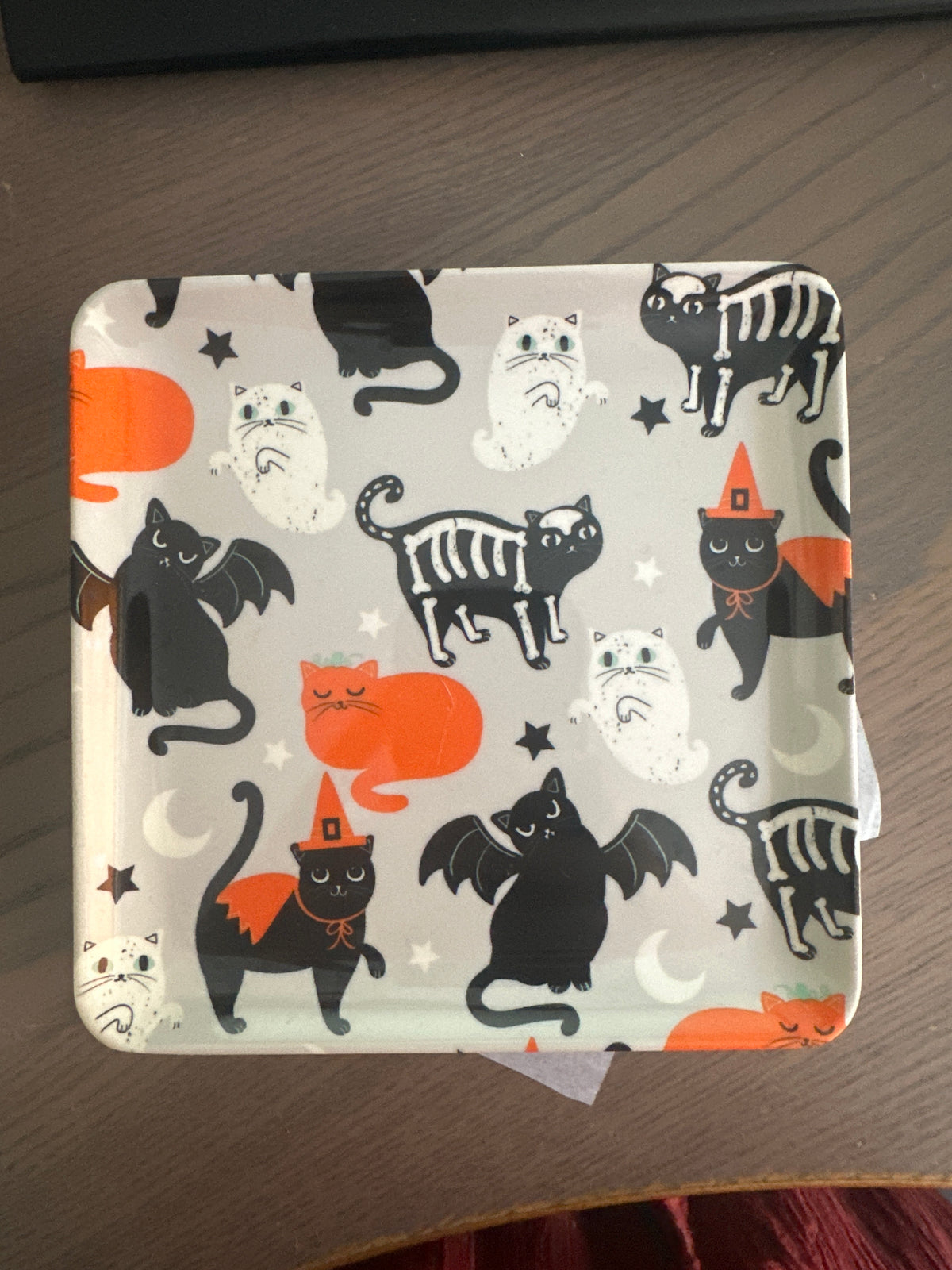 Spooky Cats Trinket Dish / Side Plate