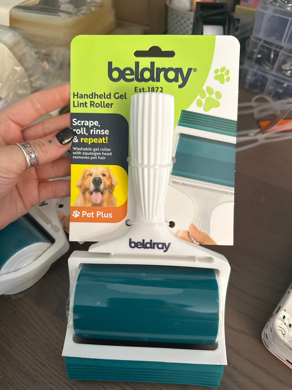 Beldray Handheld Gel Lint Roller