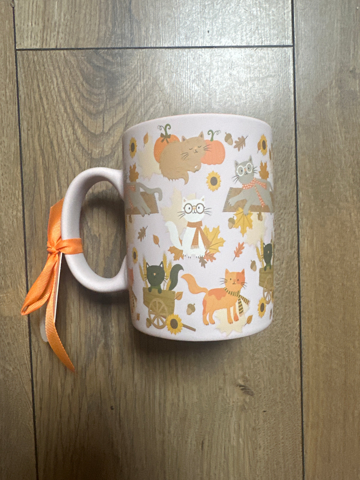 Autumn Leaves Halloween Mug