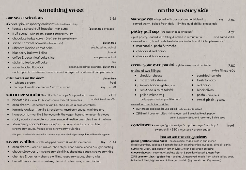 Menu – Canterbury Tails Cat Cafe